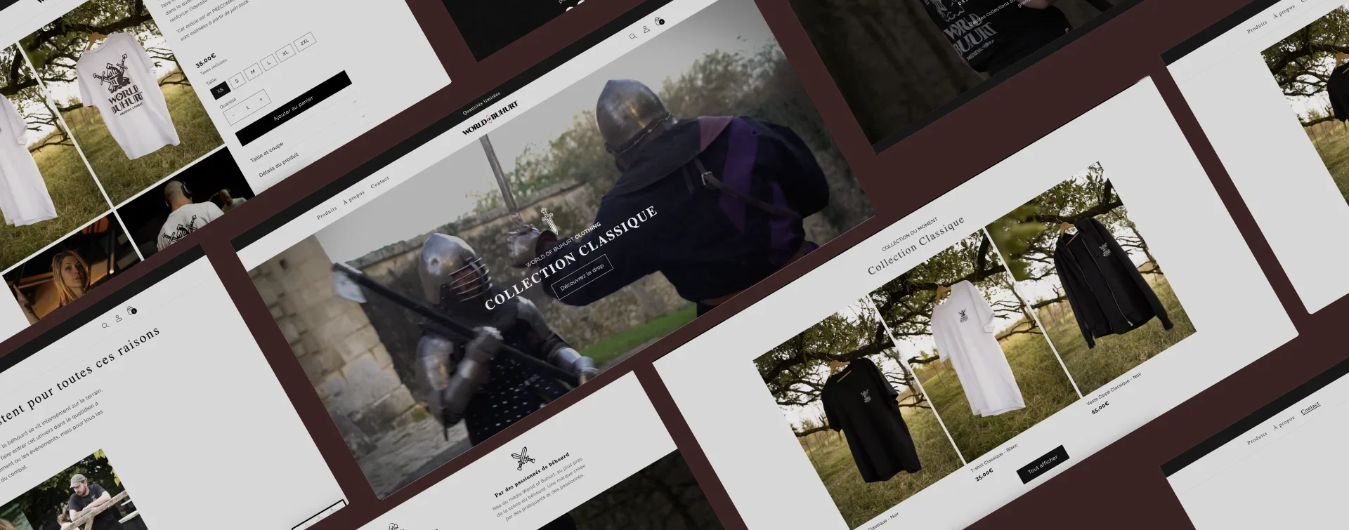 Boutique Shopify World of Buhurt Clothing