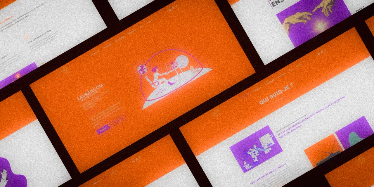 Création du site vitrine pour Lavraiecom