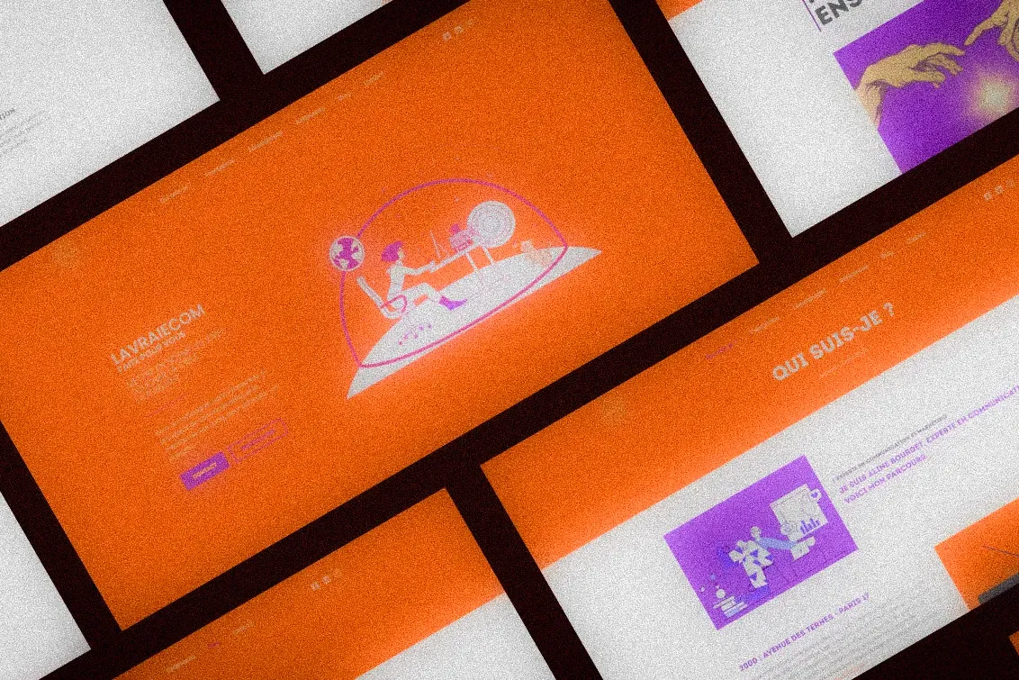 Création du site vitrine pour Lavraiecom